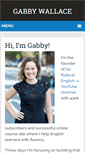 Mobile Screenshot of gabbywallace.com